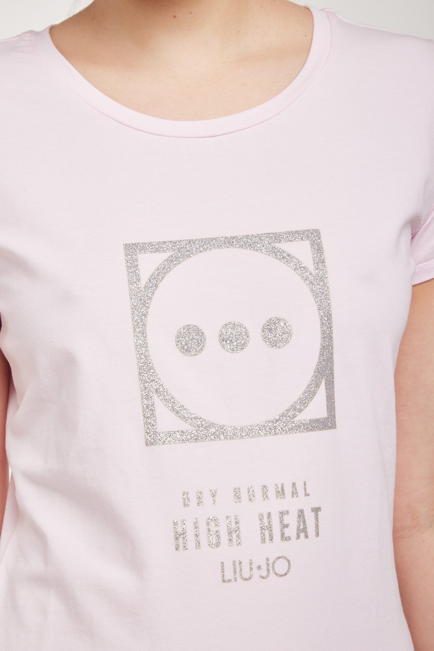 LIU-JO T-Shirt Rosa "HIGH HEAT"