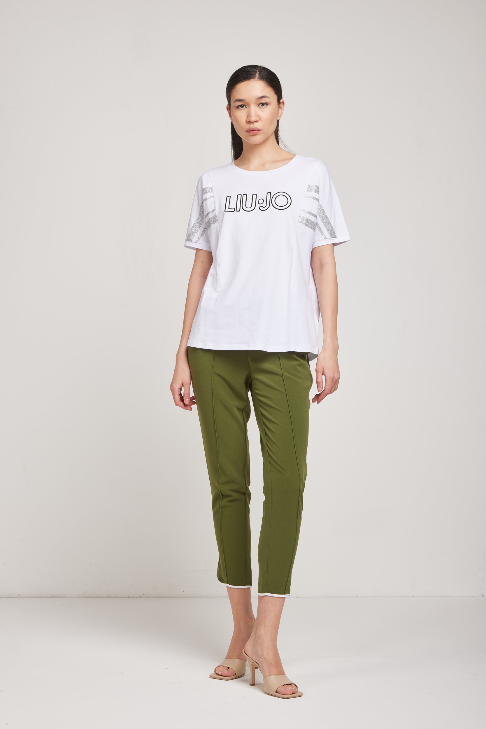 LIU-JO T-Shirt Logo Bianca