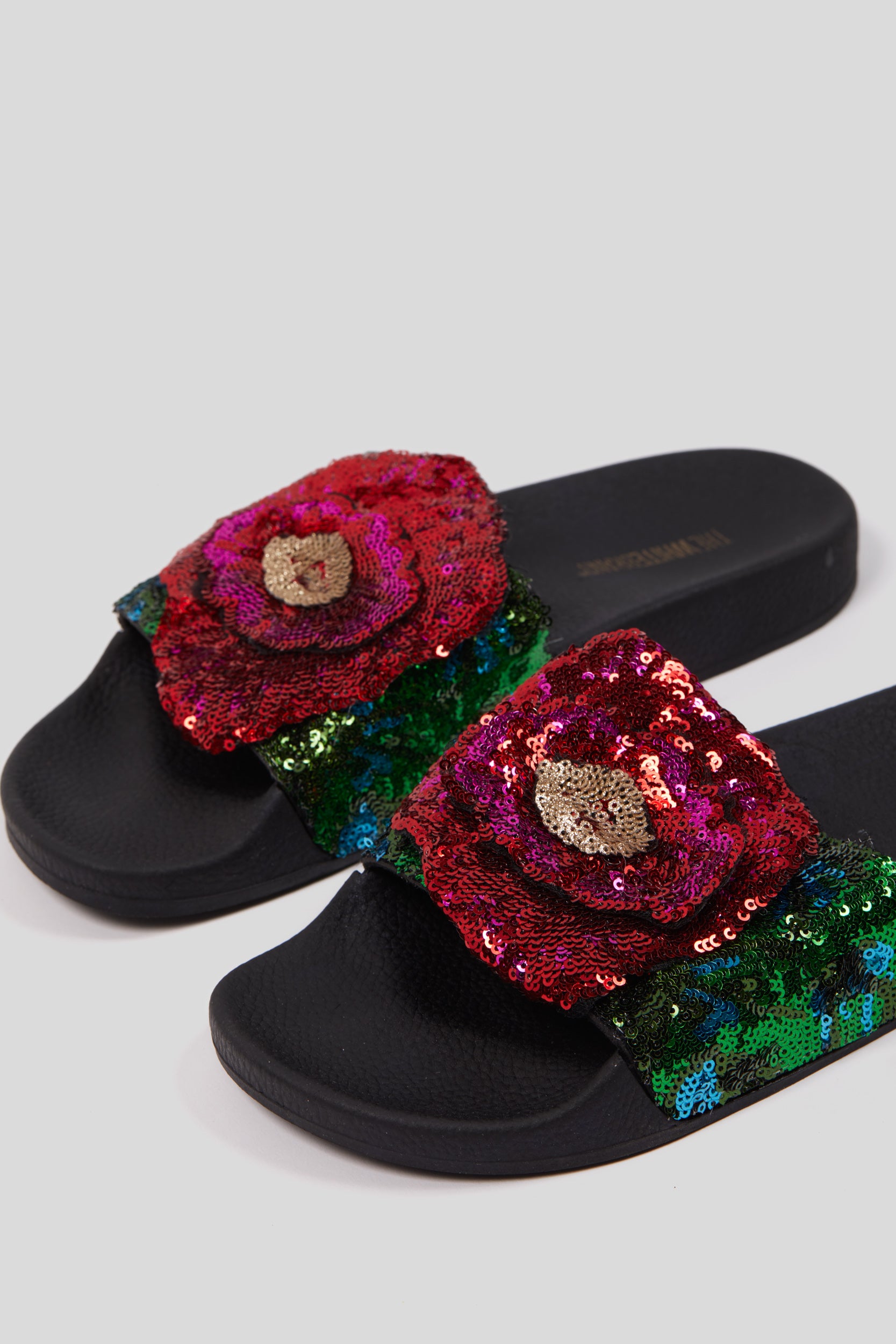 WHITE BRAND Sandali Rose Neri
