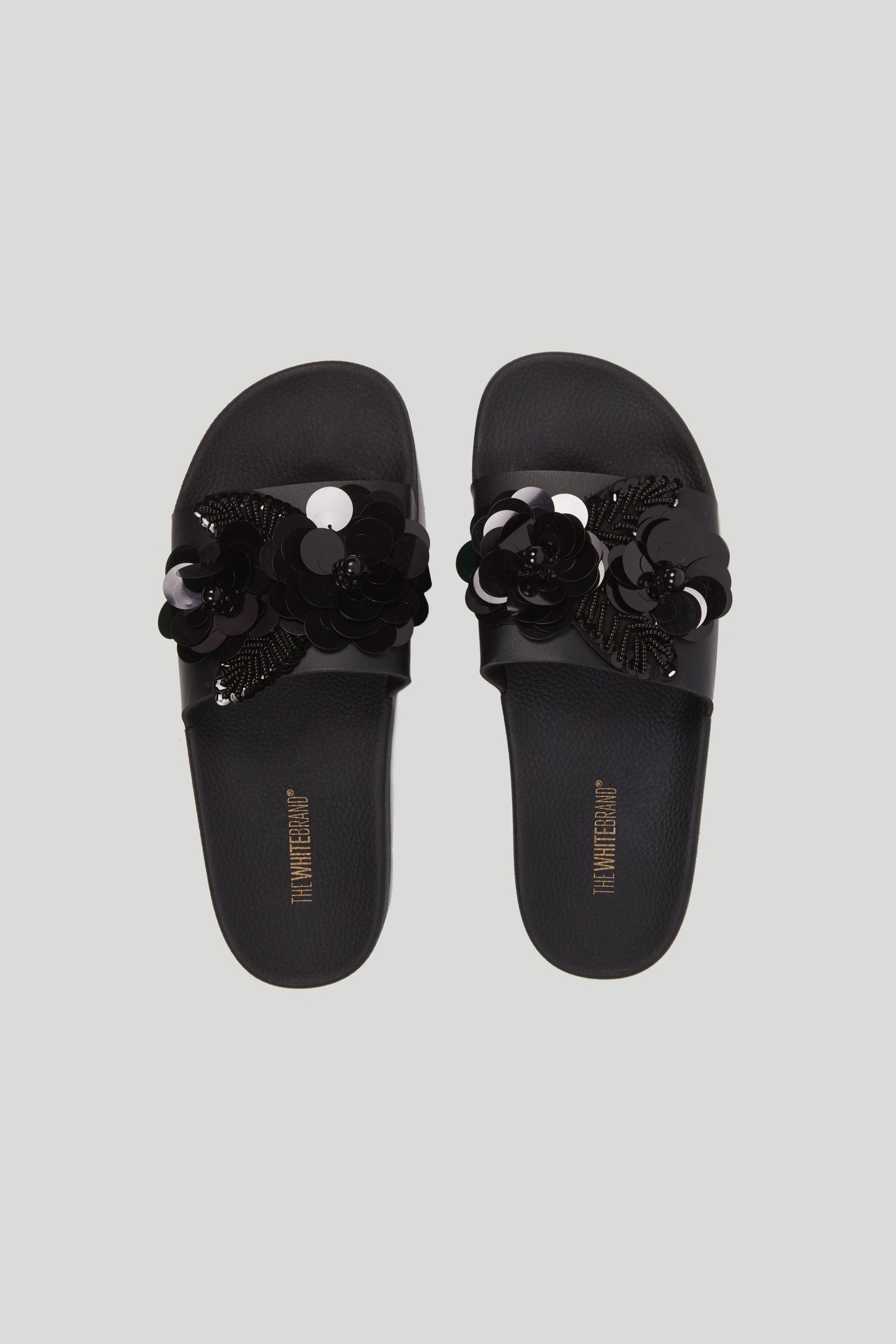 WHITE BRAND Sandali Flower Neri