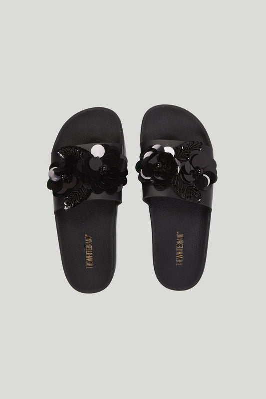 WHITE BRAND Sandali Flower Neri