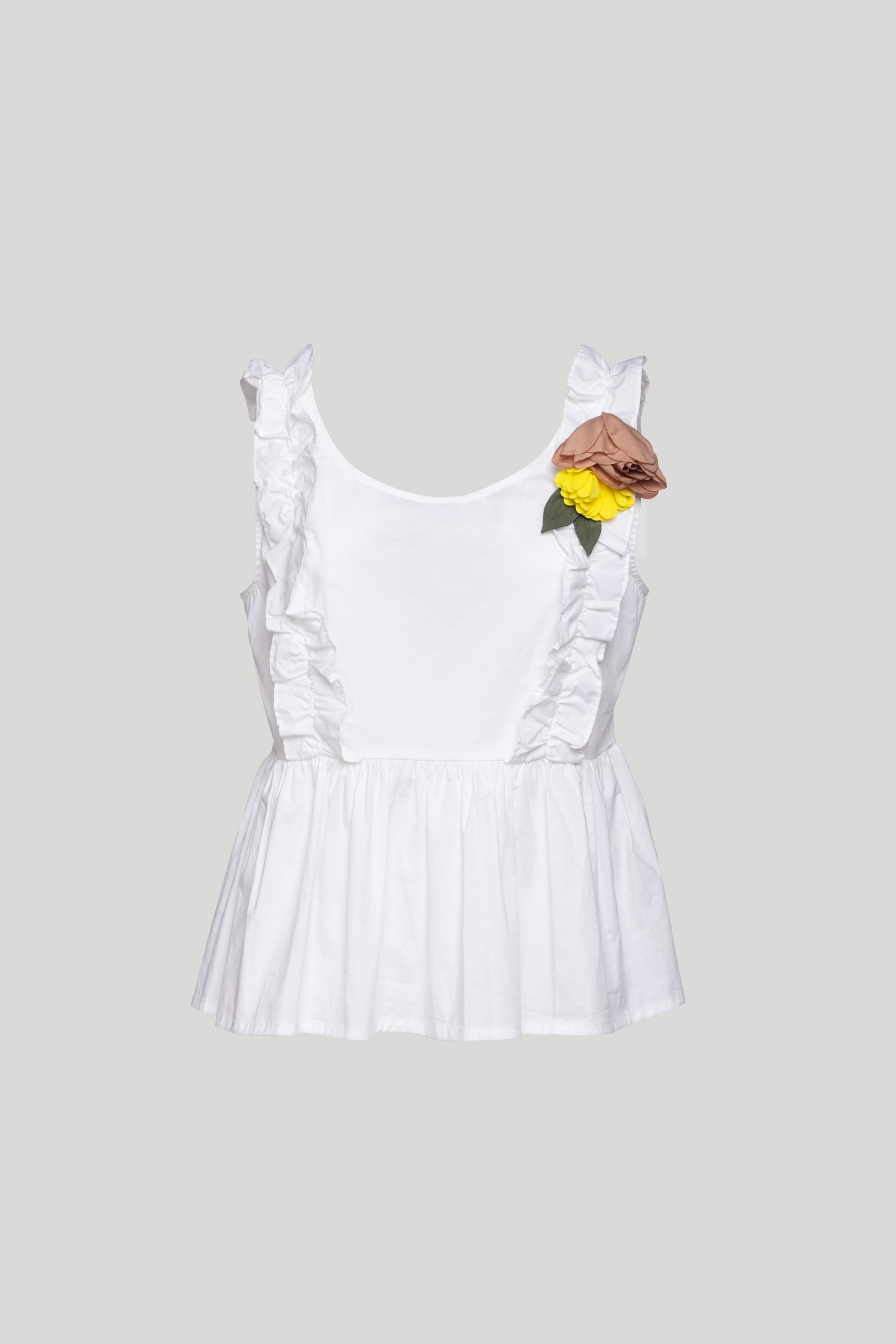 TWINSET Top Avvitato Bianco