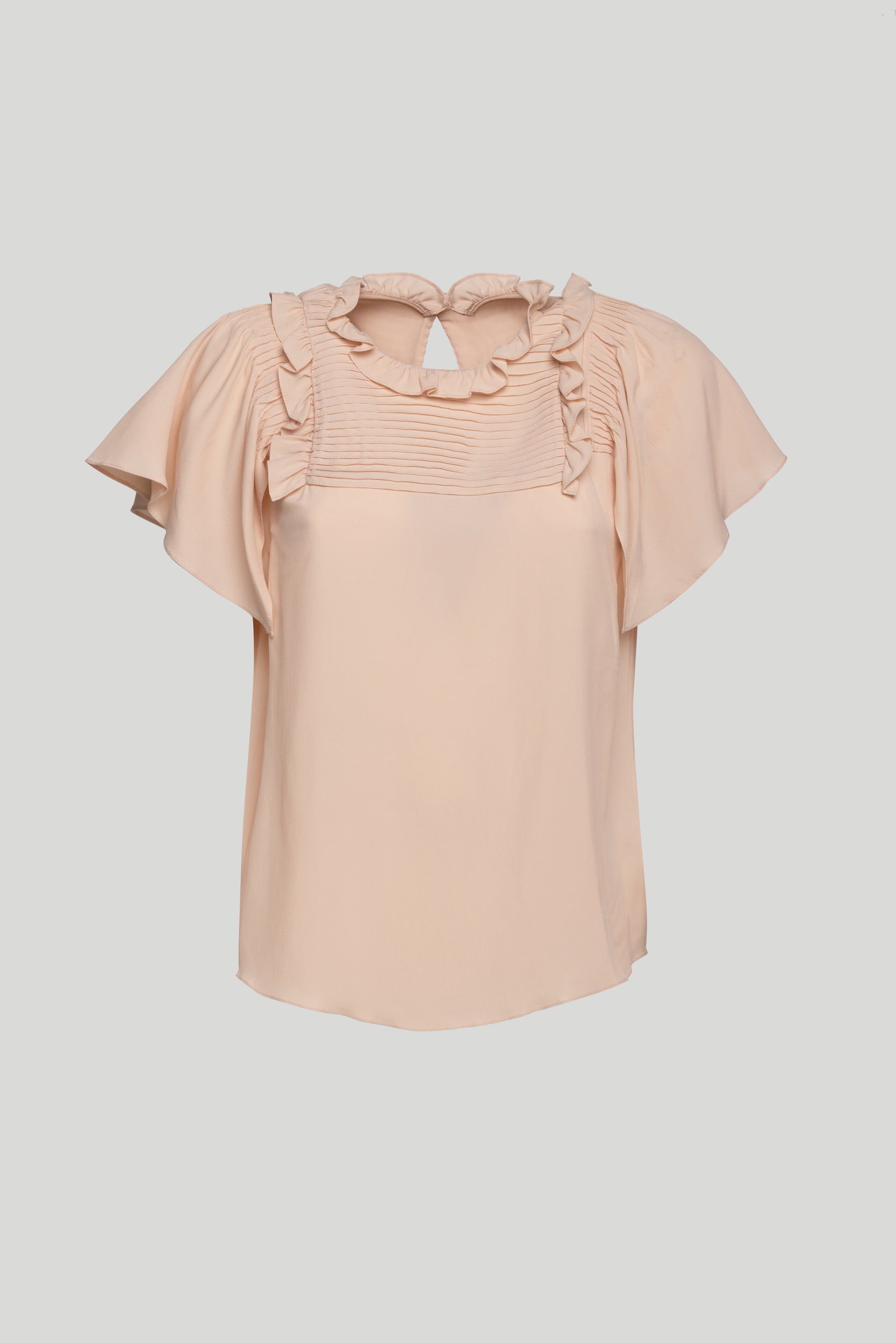 TWINSET Antique Pink Chiffon Blouse