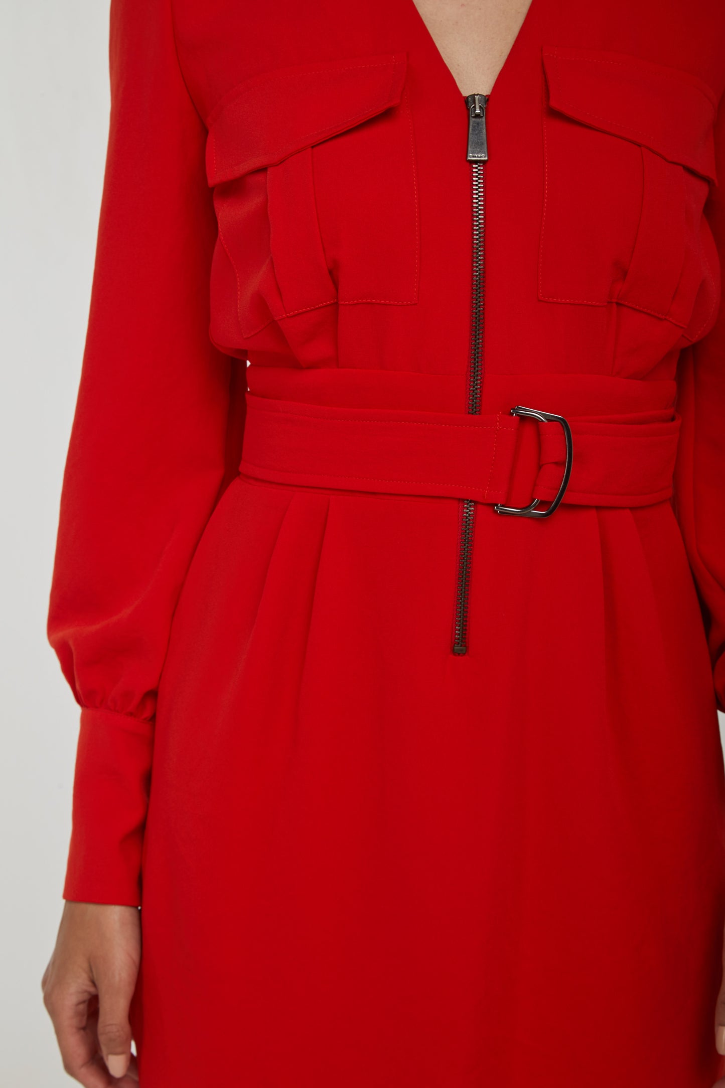 PINKO Mini Abito Rosso Avvitato
