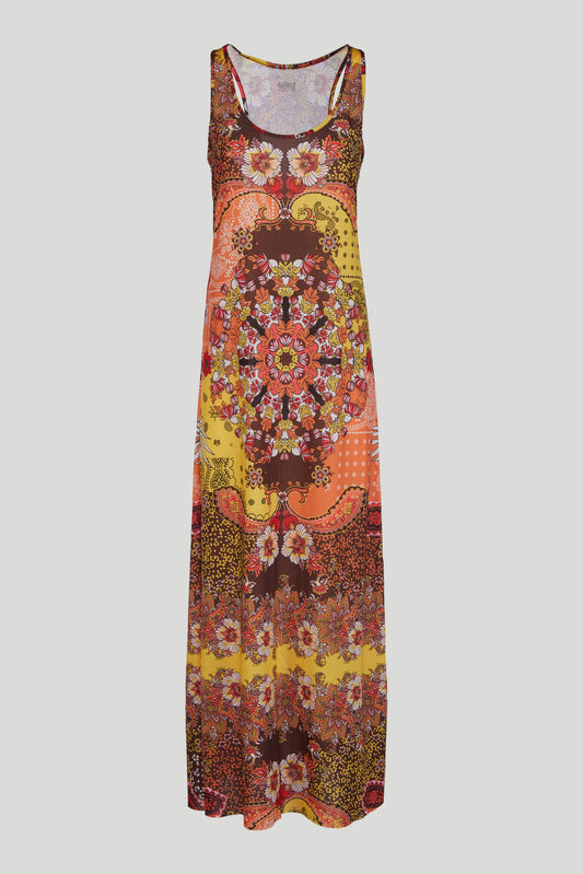 F ** K Long Floral Dress