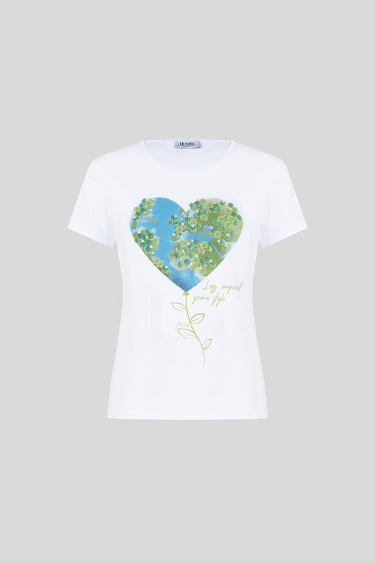LIU JO T-shirt con Stampa