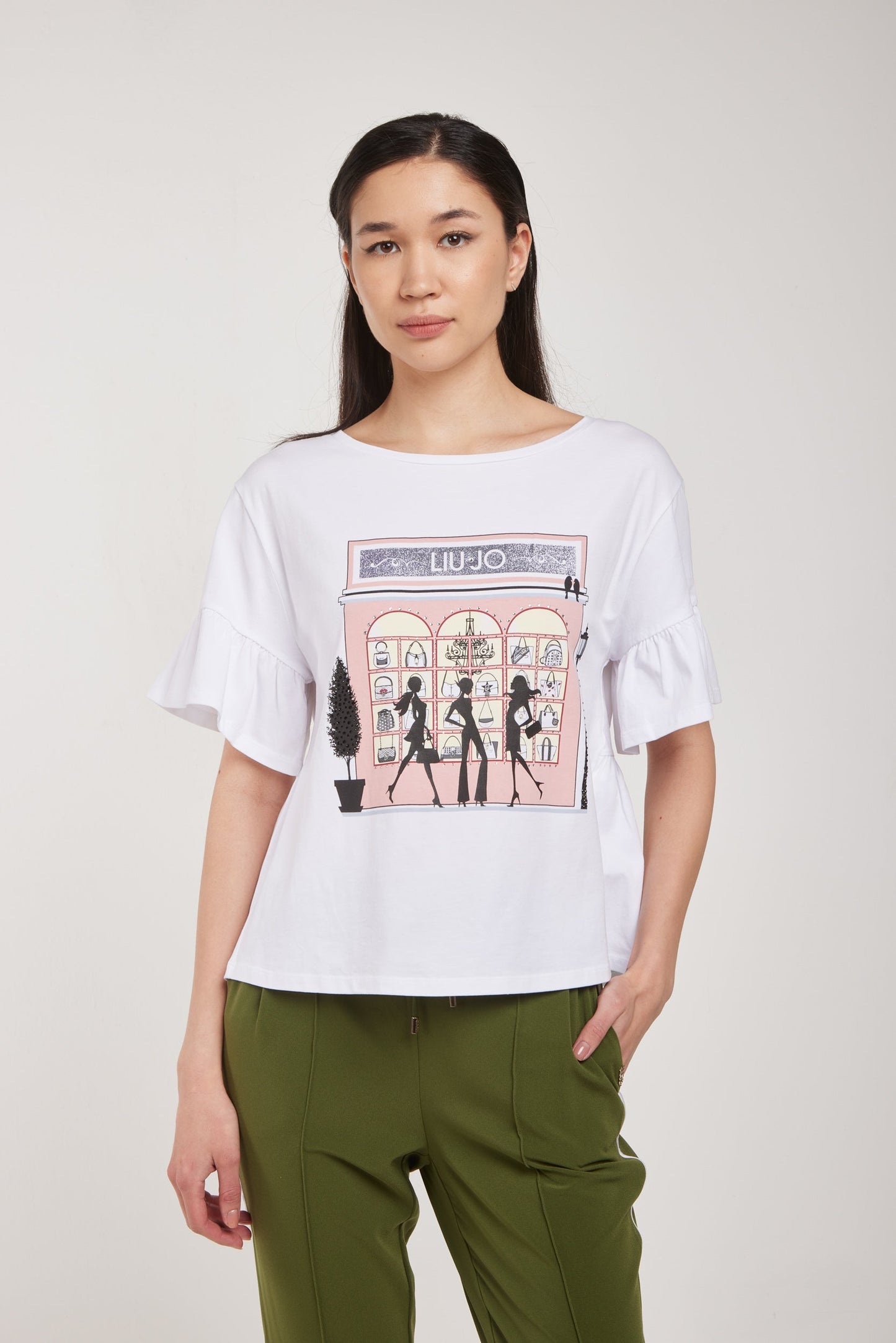 LIU-JO T-Shirt Bianca Shopping