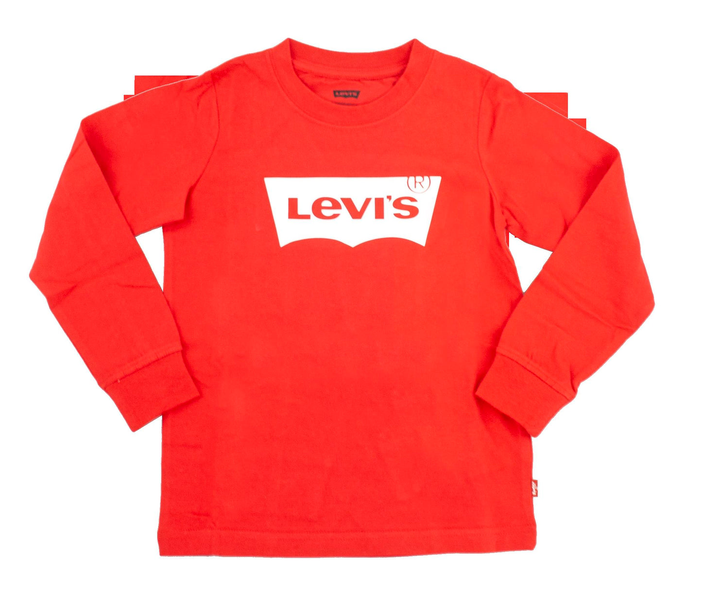LEVI'S Batwing t-shirt rossa a manica lunga