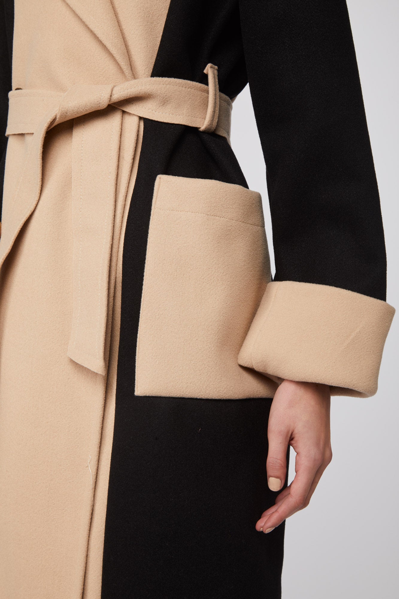 MANGANO Cappotto "Jenny" Bicolore
