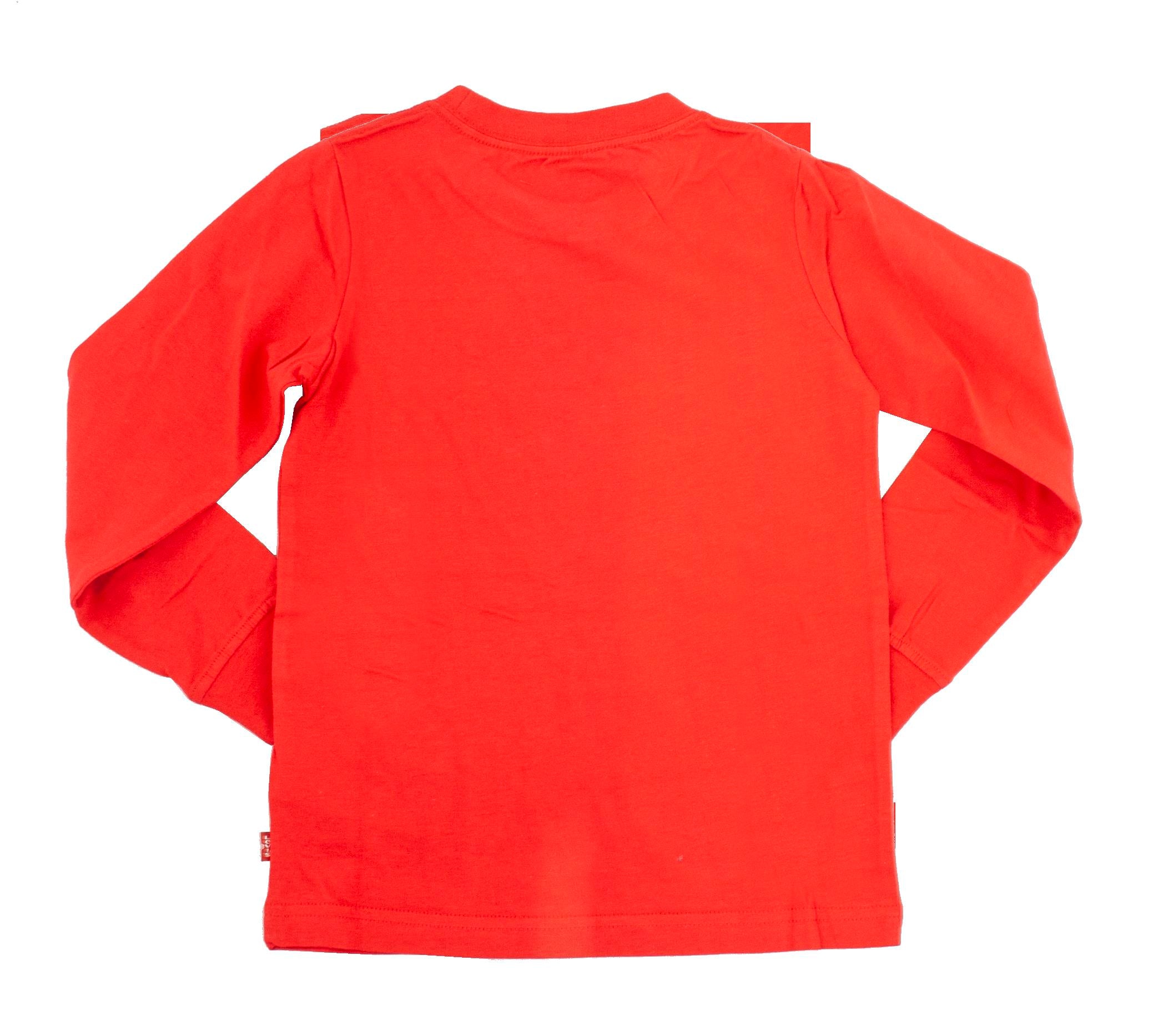 LEVI'S Batwing t-shirt rossa a manica lunga