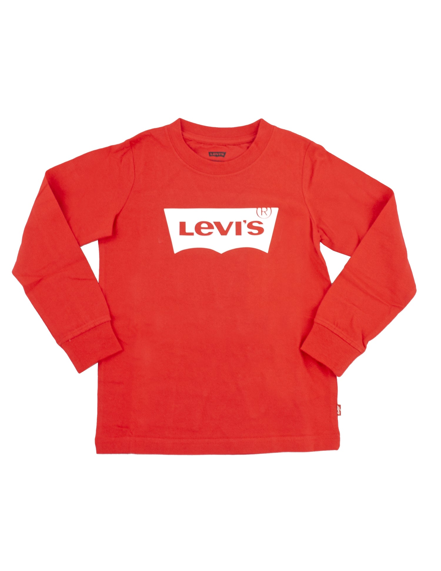 LEVI'S Batwing t-shirt rossa a manica lunga