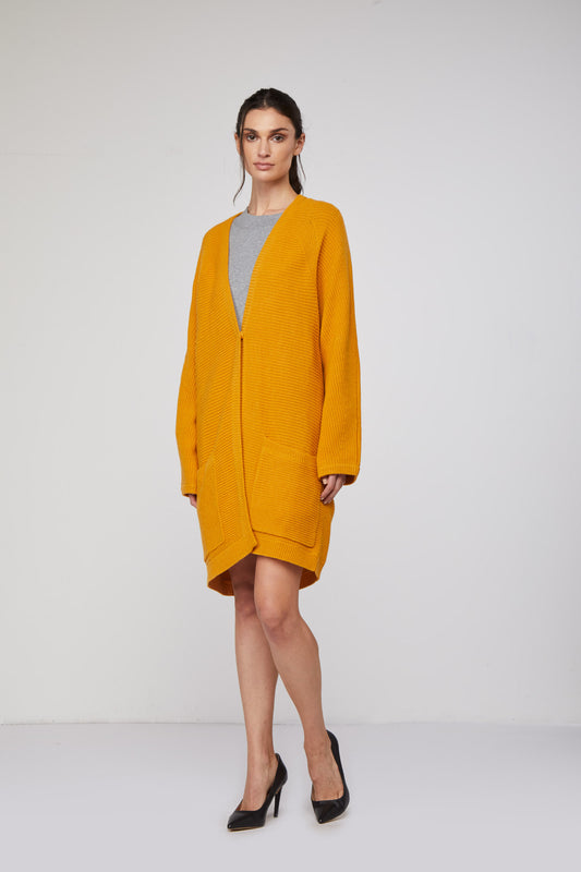 TWINSET Cardigan Oversize Senape