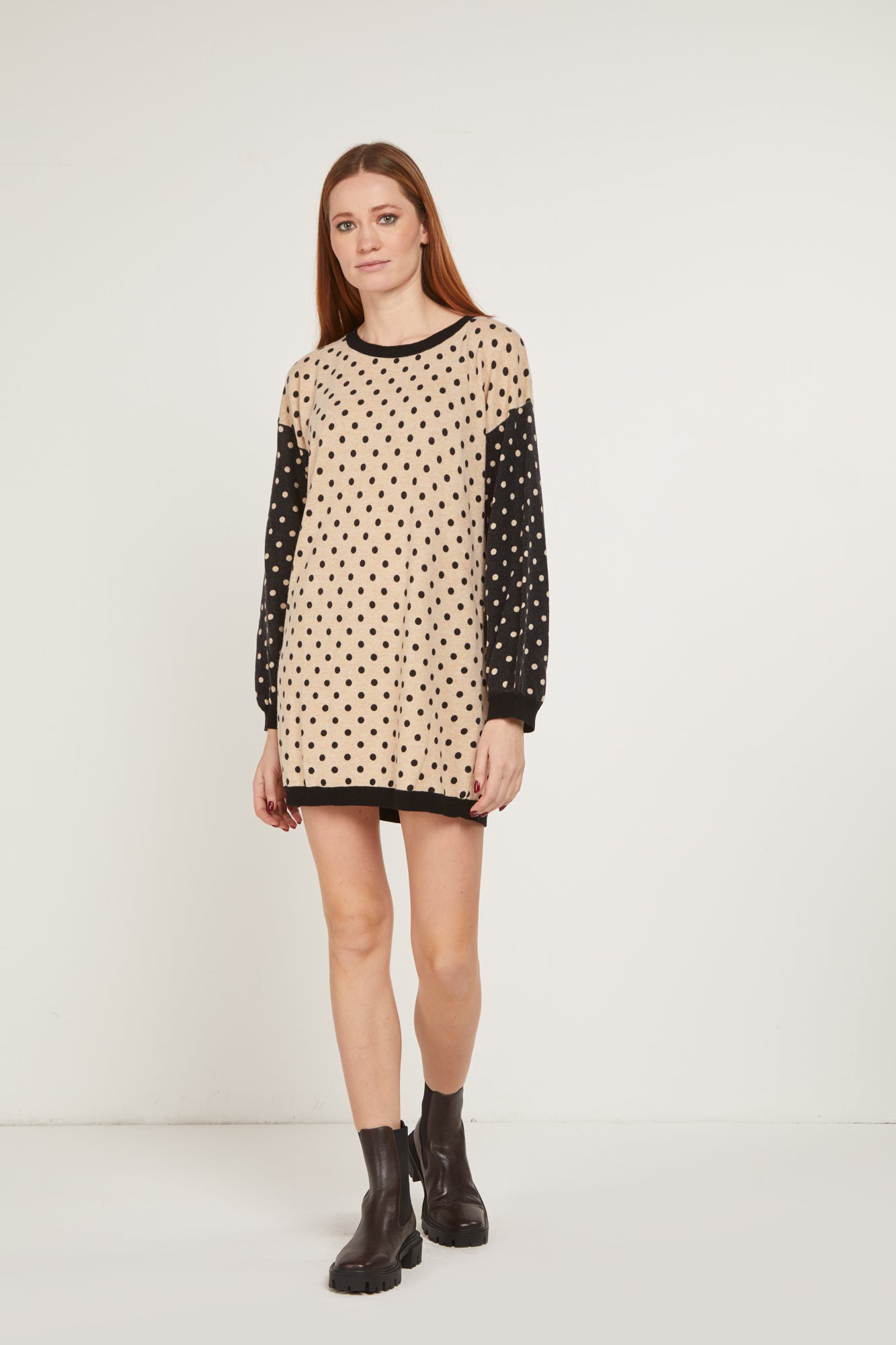 PRINCESSE LODO Oversize Pois Sweater