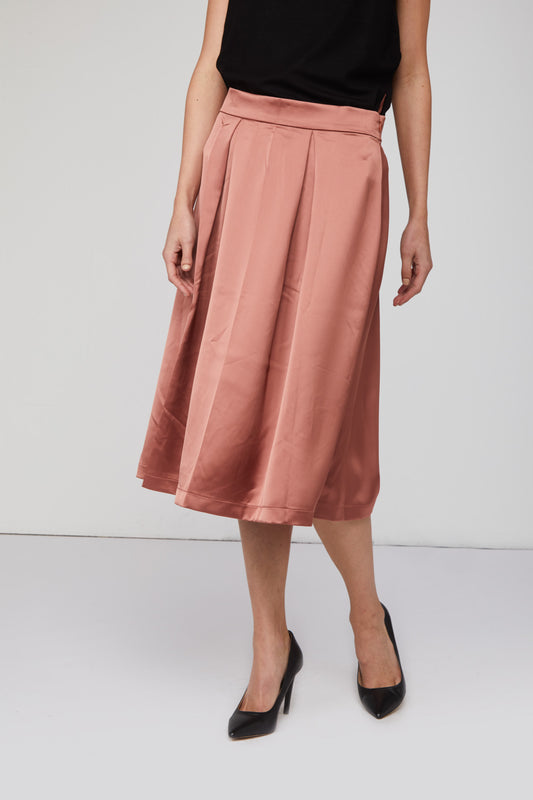 TWINSET Gonna a Pieghe Rosa