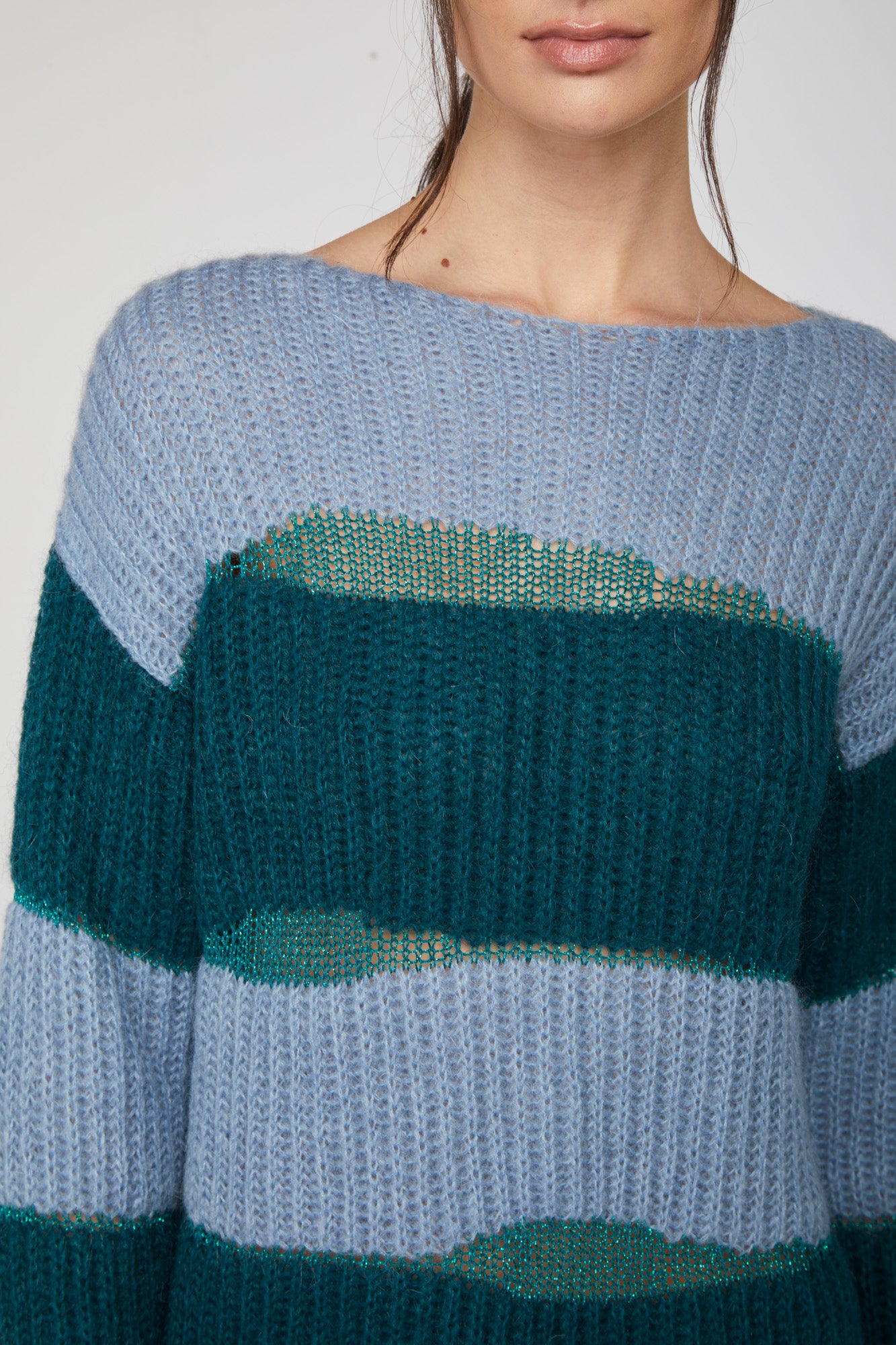TWINSET Maglione Oversize Strisce