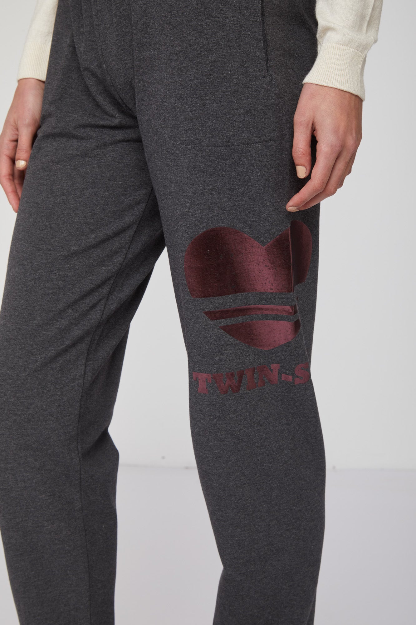 TWINSET Pantalone Jogger Cuore