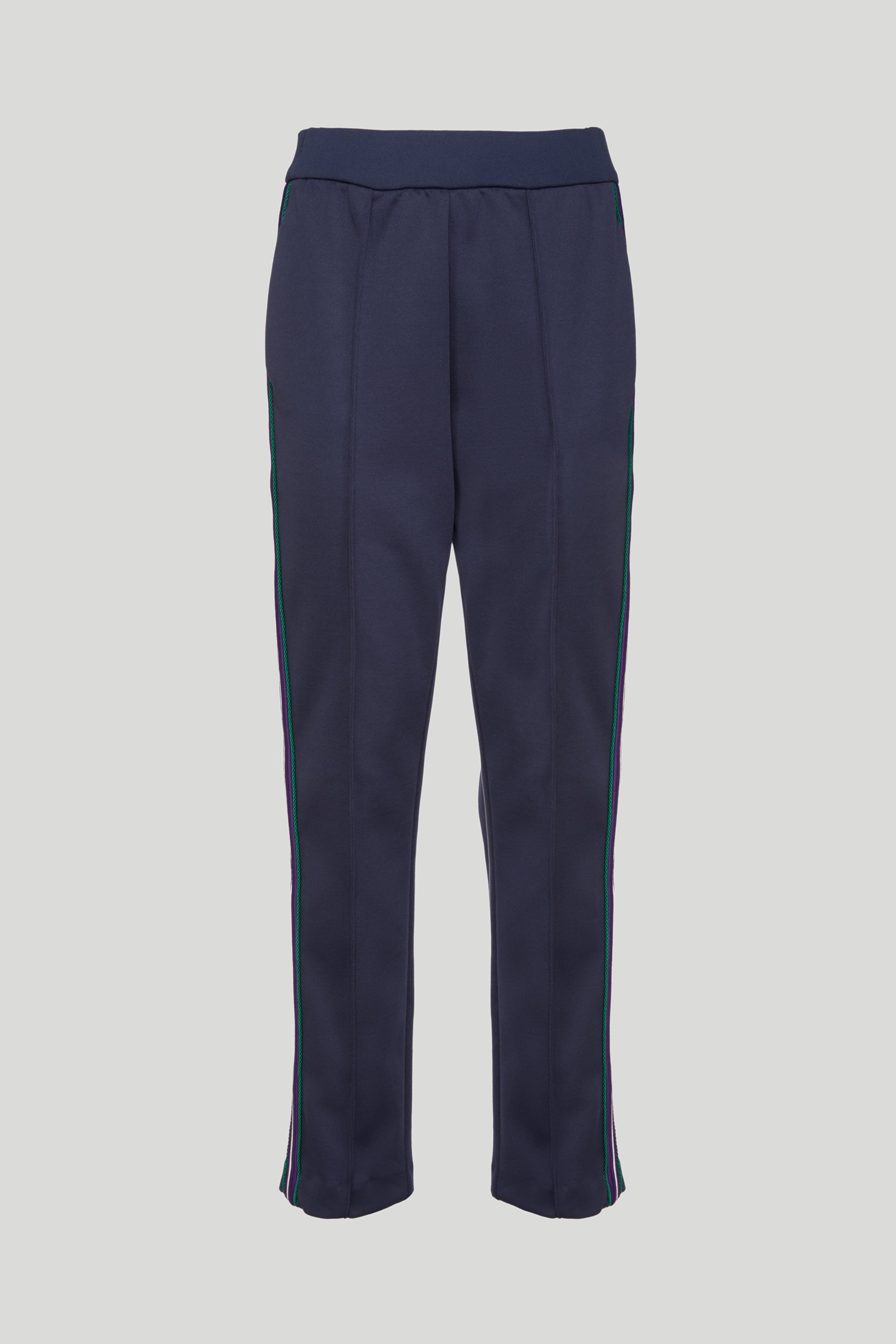 PINKO Blue Trousers with Line on the Side