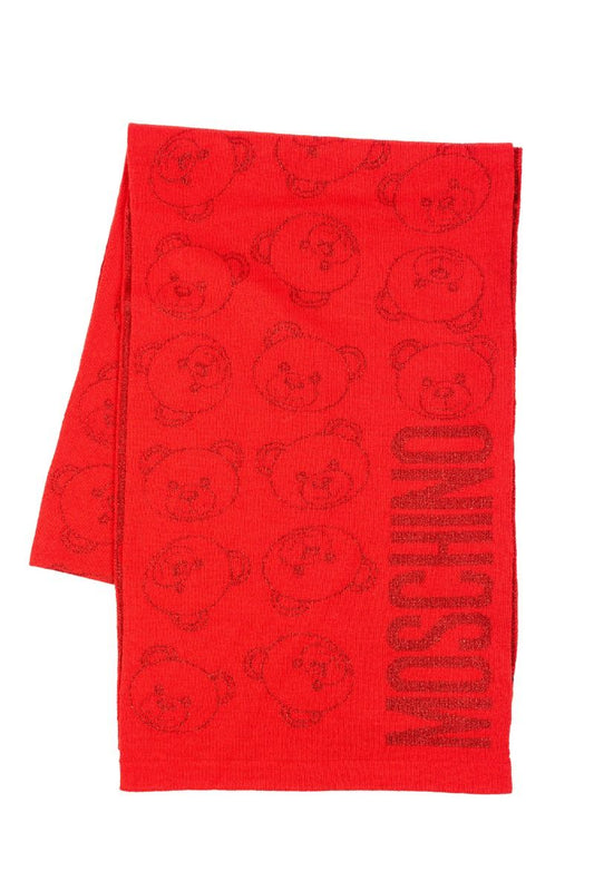 MOSCHINO Sciarpa Teddy All Over