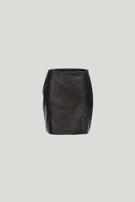 ARMA Savia Skirt in Black Leather