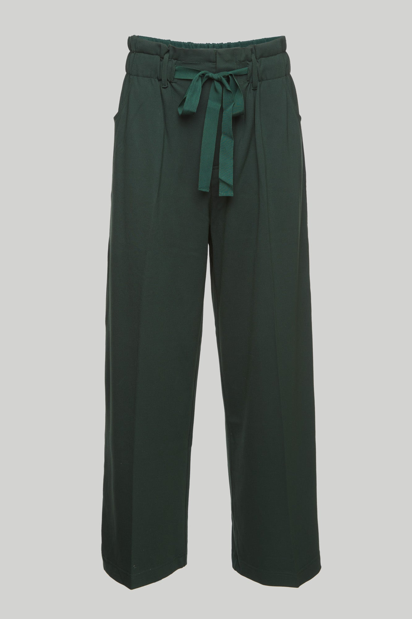 PRINCESSE LODO Pantalone Baggy Verde Gamba Ampia