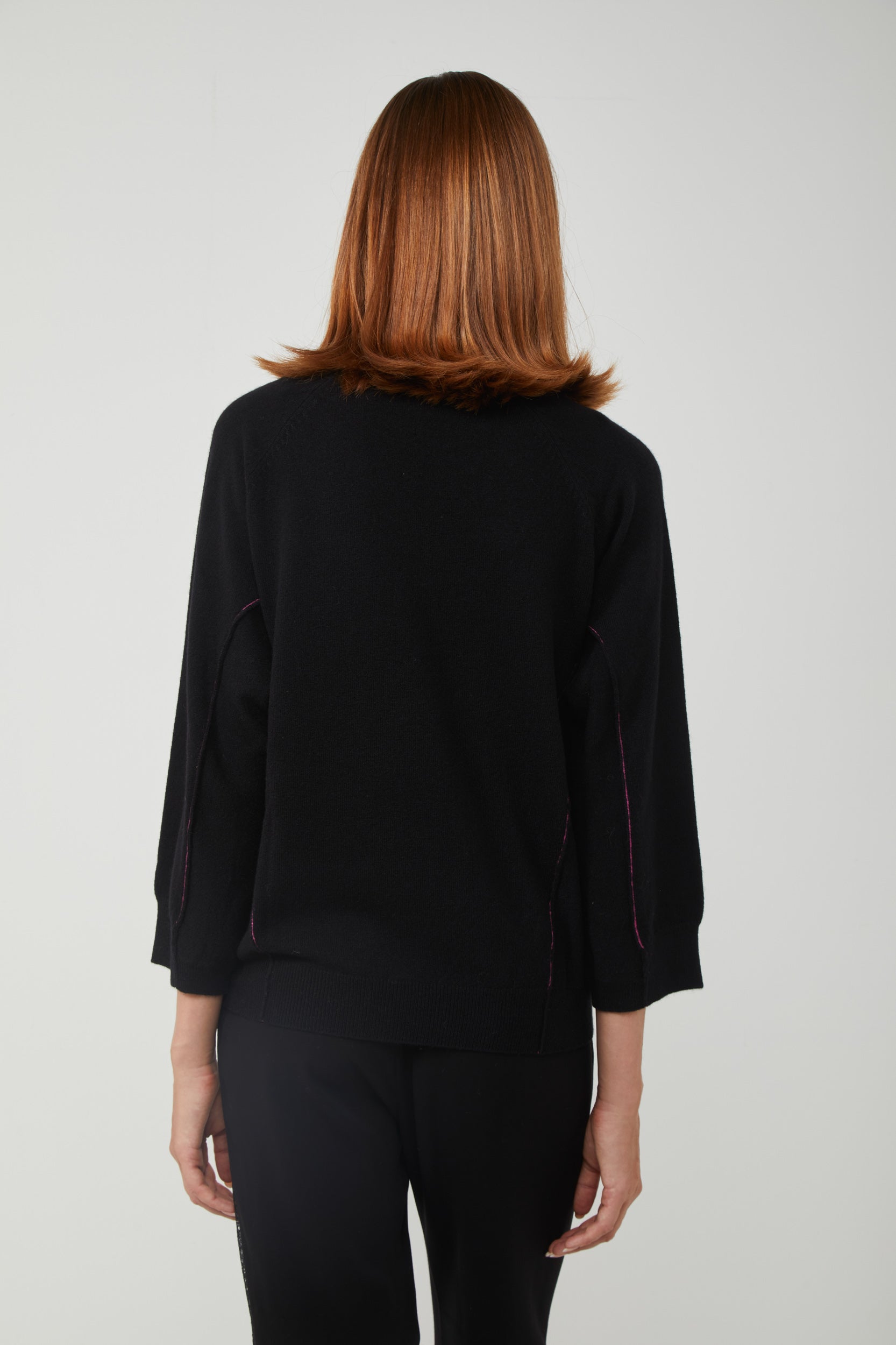 PINKO Black Cashmere Sweater