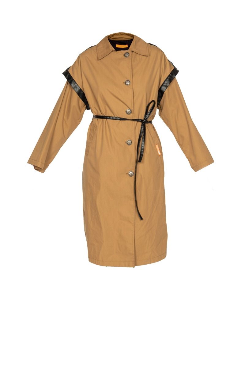 OOF WEAR Trench Lungo Tabacco