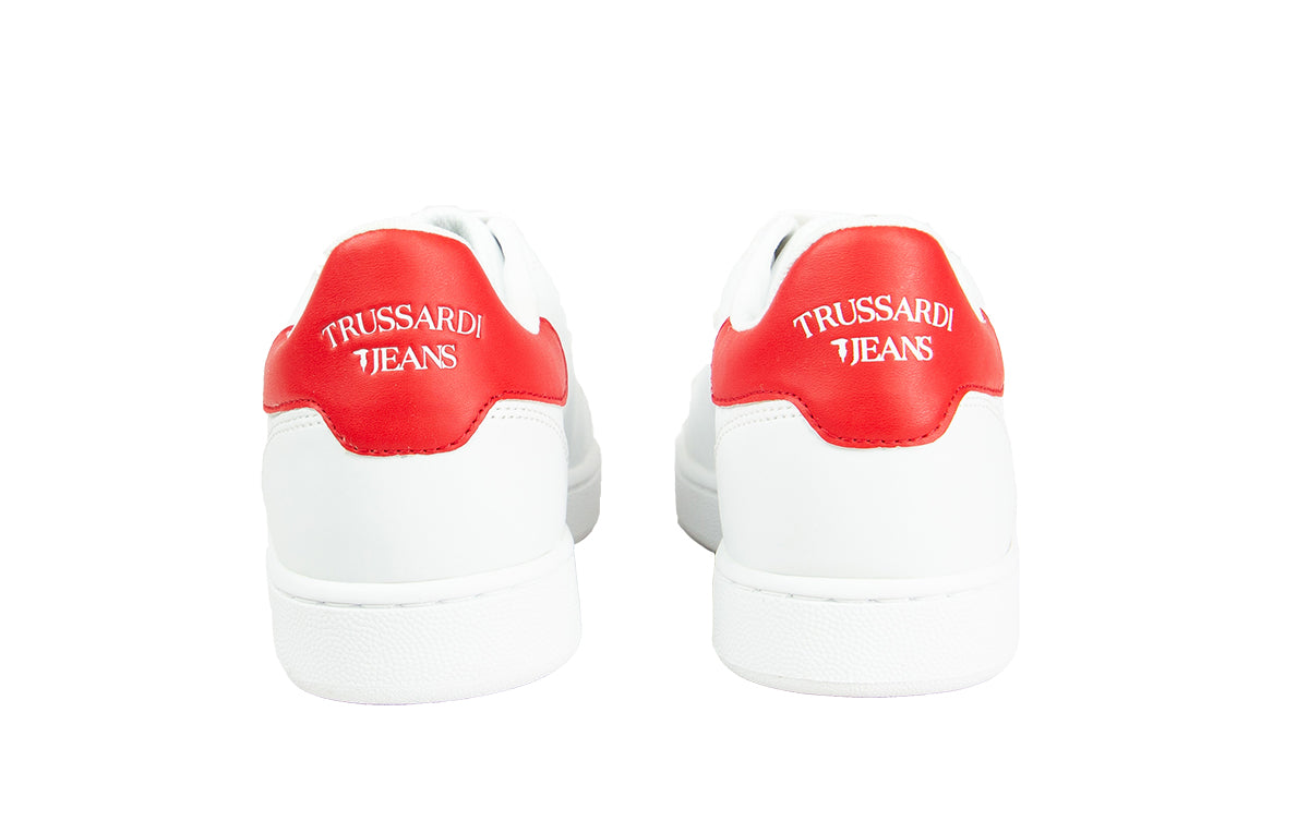 TRUSSARDI JEANS Sneakers Stampate Rosse