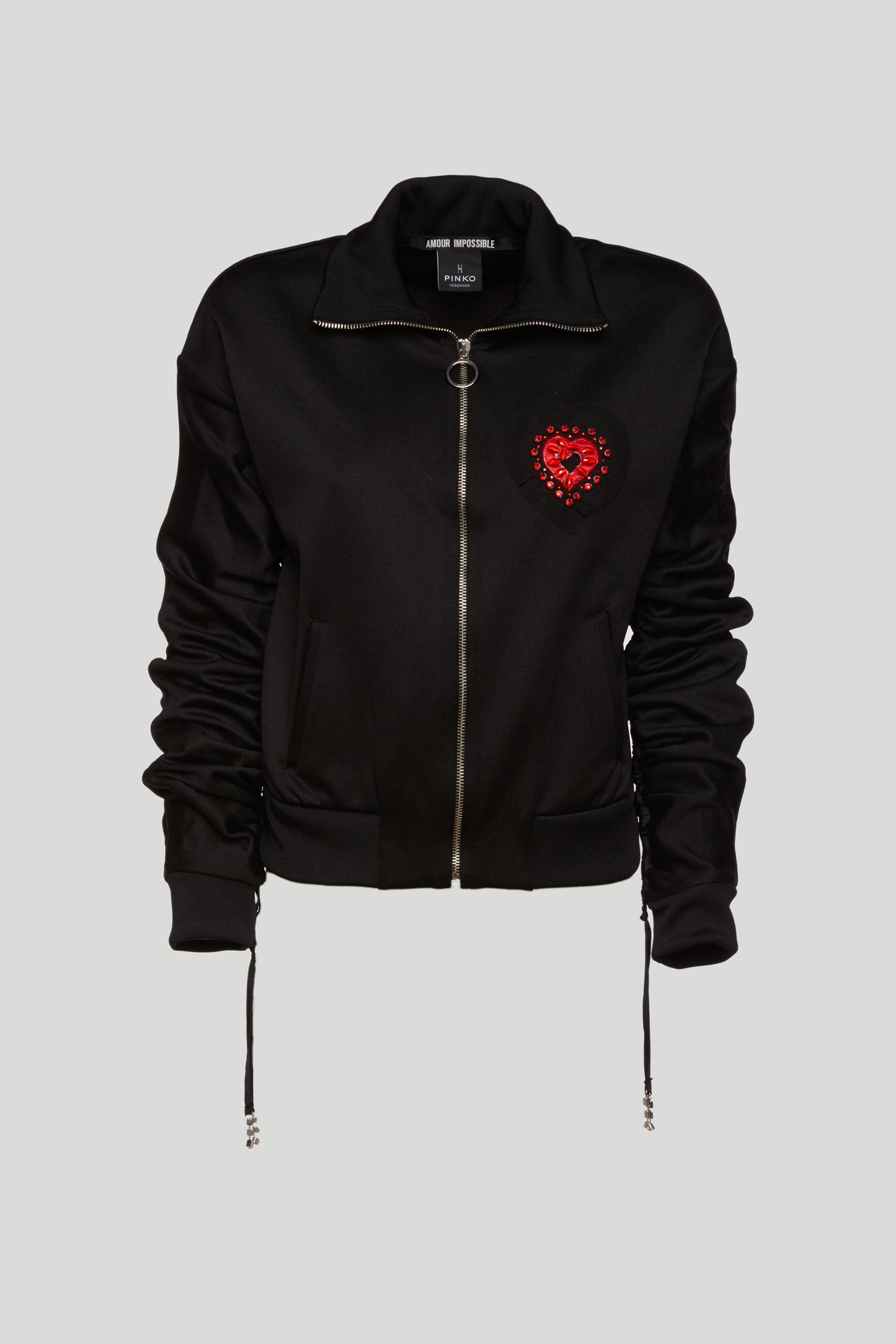 PINKO Felpa Nera Double Face