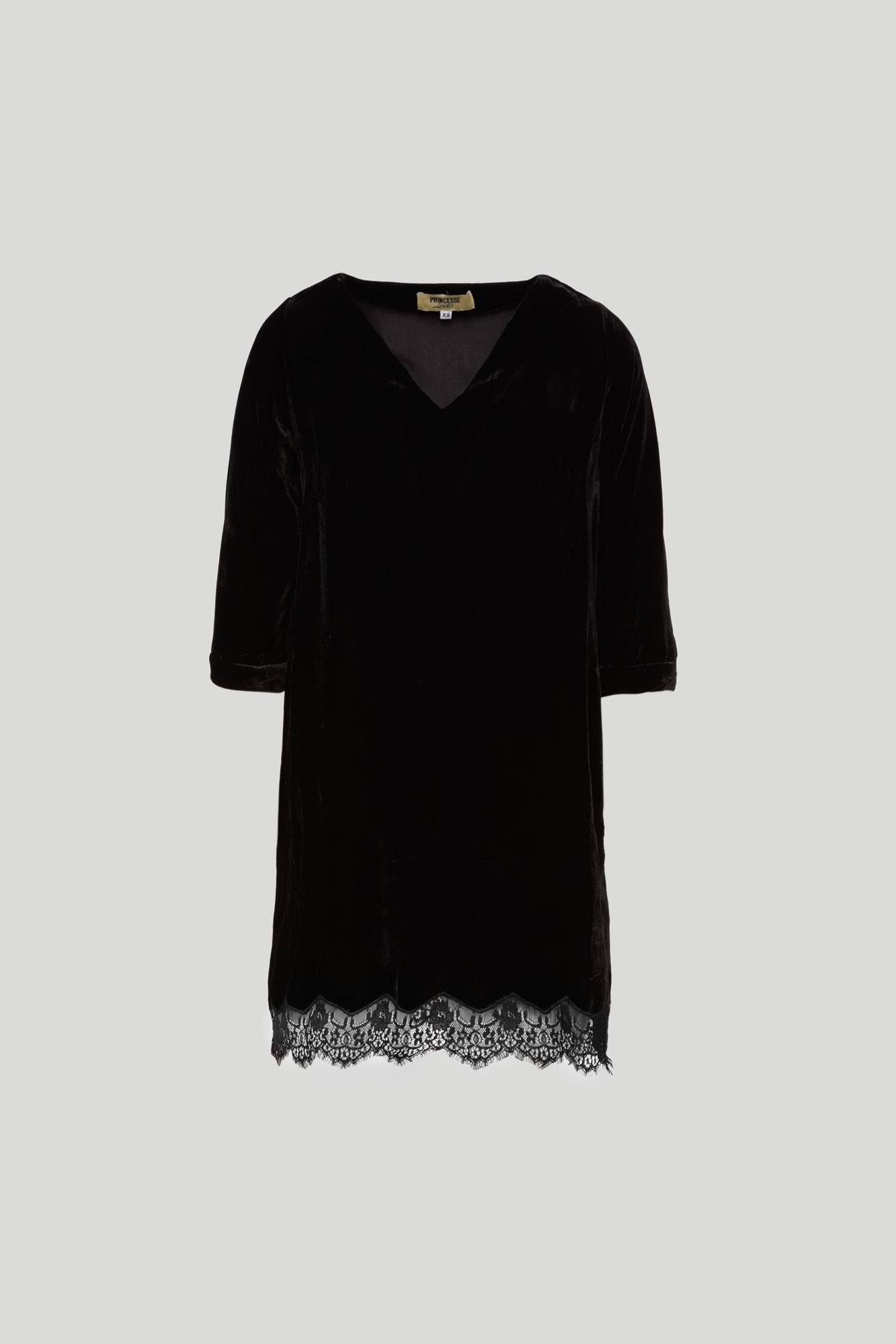 PRINCESSE LODO Black Velvet Dress