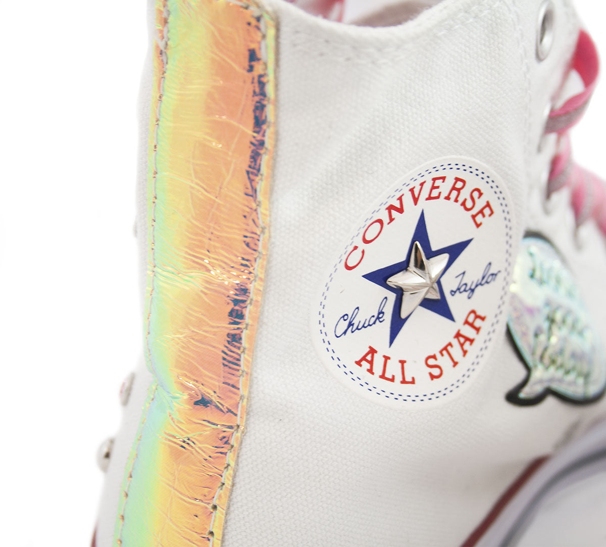 SEDDY'S Converse Follow Me Bianche Customized
