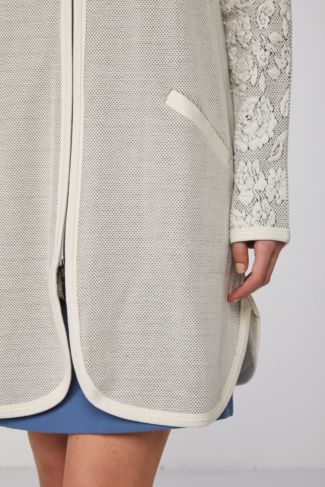 TWINSET White Fleece Cardigan
