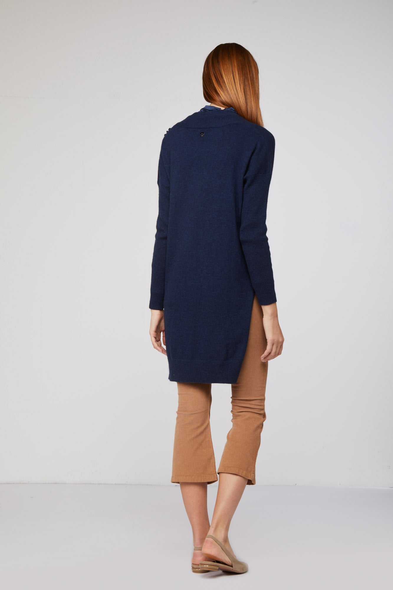 TWINSET Blue Asymmetrical Cardigan