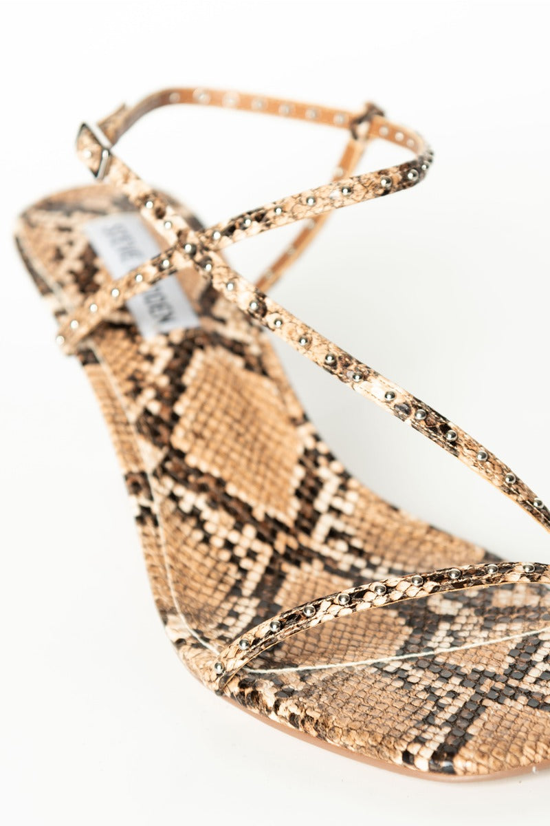 STEVE MADDEN Sandalo con Tacco Lizzo Snake