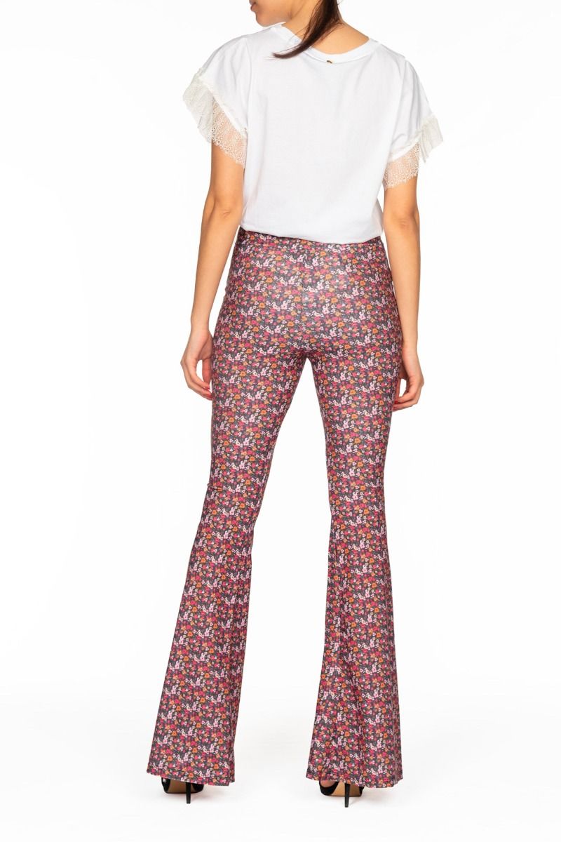 Alessandra Gallo Floral Patterned Trousers