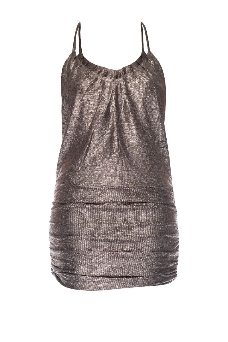 ALESSANDRA GALLO Mini Abito Silver