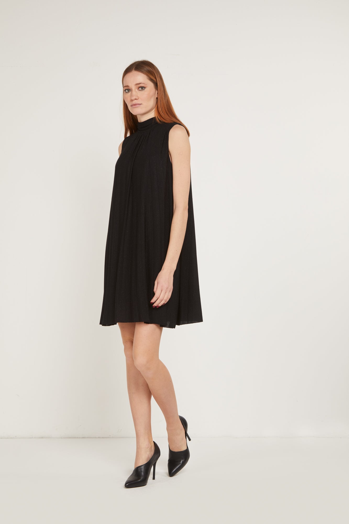 PRINCESS LODO Black Lurex Dress