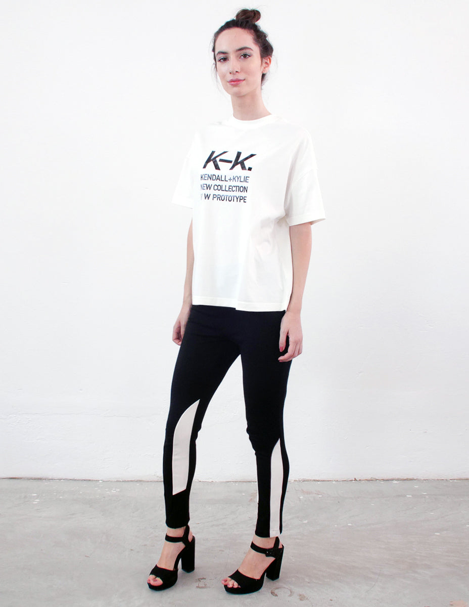 KENDALL AND KYLIE
T-shirt Bianca "K+K" Kendall + Kylie