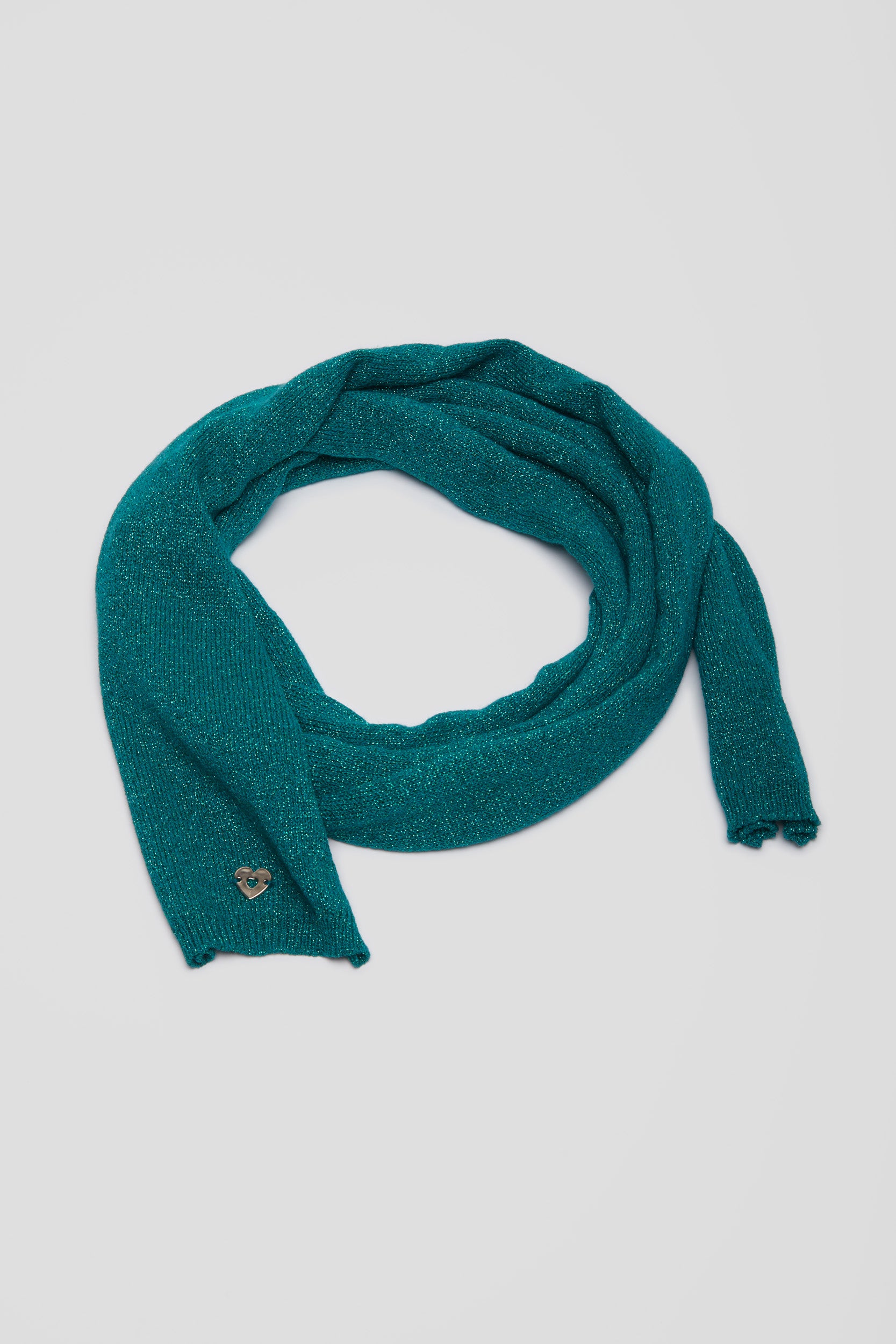 TWINSET Green Lurex Scarf