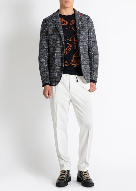 Manuel Ritz jacket in brushed Prince of Wales
