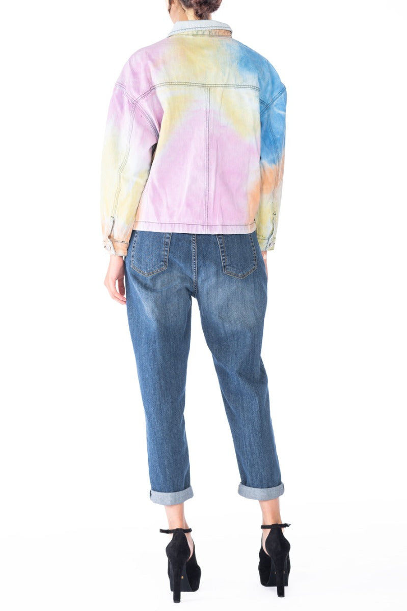 GLAMOROUS Giacca Denim Tie-Dye