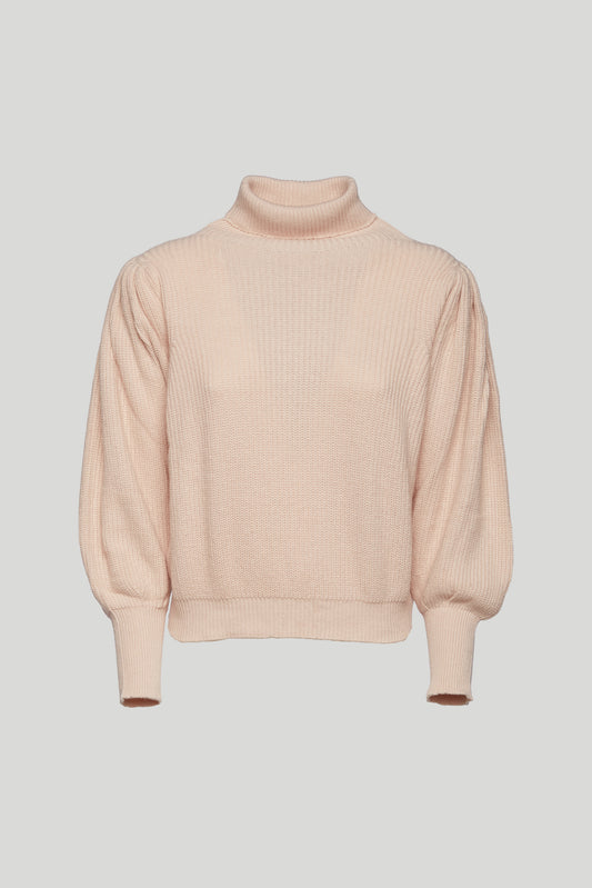 VICOLO Pink Turtleneck Sweater