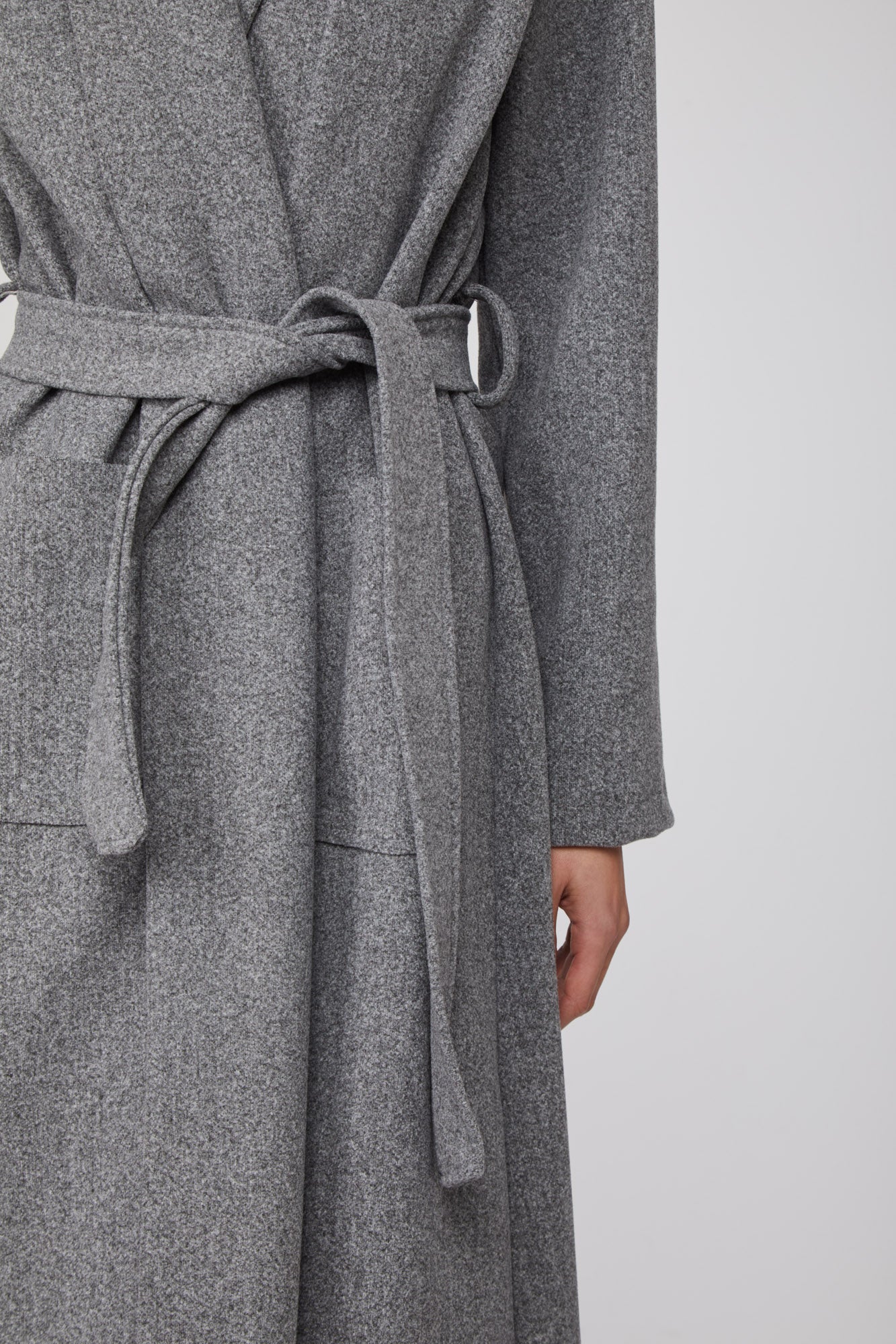 MANGANO Cappotto a Vestaglia "Mara" Grigio