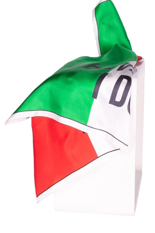 Moschino Italian flag scarf