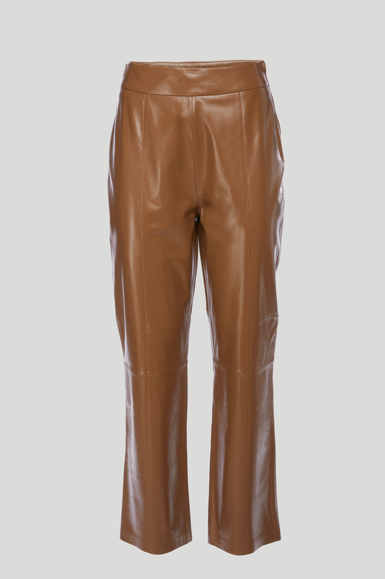 ARMA Straight Leg Leather Trousers