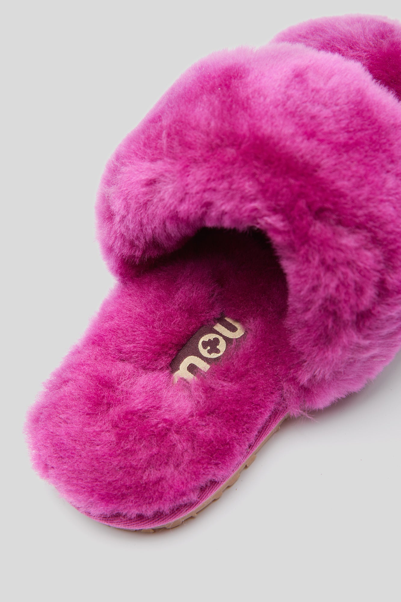 MOU Pantofola Slipper a Due Fasce Fucsia