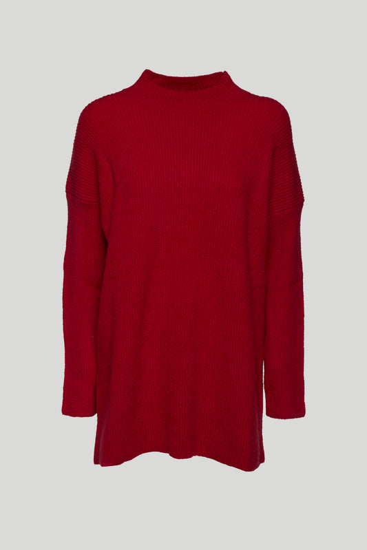 VICOLO Red turtleneck sweater
