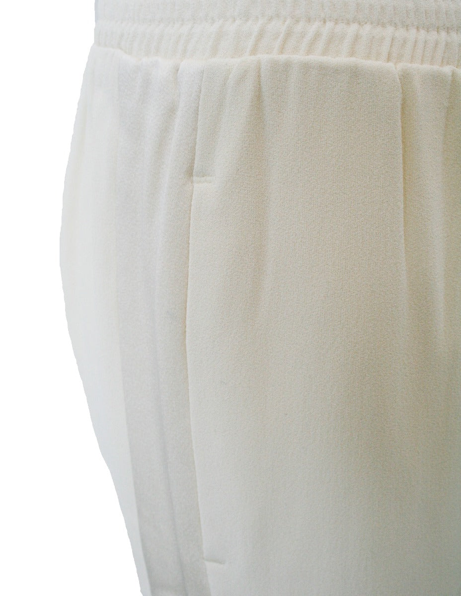 TWIN SET
Twinset trousers in white cady